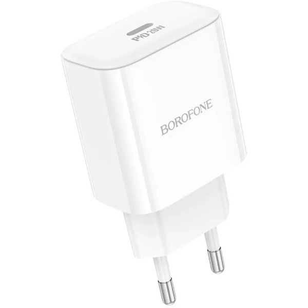 Фото - Сетевое зарядное устройство BOROFONE BA81A PD20W charger(EU) White (6941991108181)