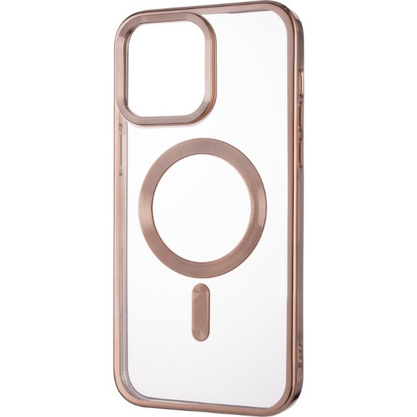 Фото - Чехол для смартфона Gelius Chrome Frame Case MagSafe for iPhone 15 Pro Coffee (100926)