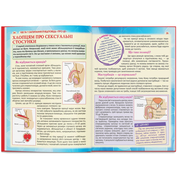 Фото -  Crystal Book 100 и 1 вопрос и ответ "об этом". Все о чем подростки стесняются говорить со взрослыми (9789669369123)