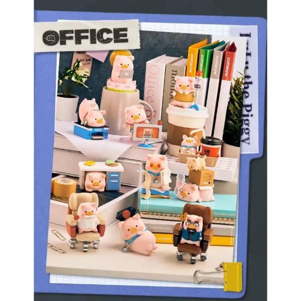 Фото - Колекційна фігурка 10/10 Toys LuLu the Piggy серія Office (LULU1365)
