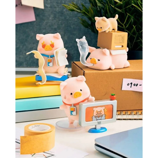 Фото - Колекційна фігурка 10/10 Toys LuLu the Piggy серія Office (LULU1365)