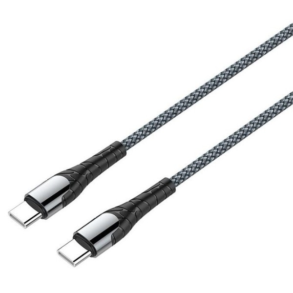 Фото - Кабель Colorway USB Type-C - USB Type-C PD Fast Charging, 3А 65W 2м Grey (CW-CBPDCC039-GR)