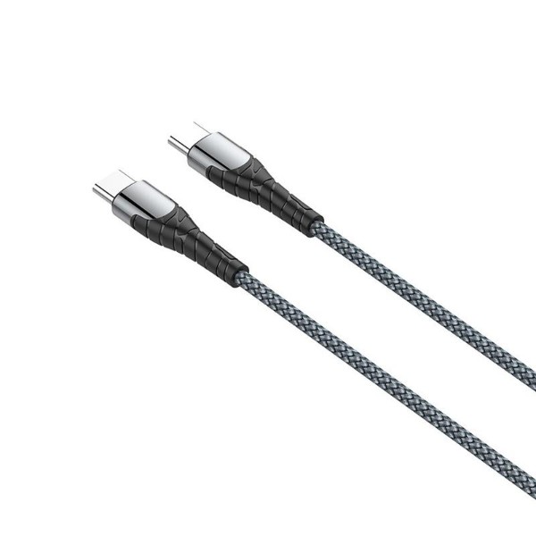 Фото - Кабель Colorway USB Type-C - USB Type-C PD Fast Charging, 3А 65W 2м Grey (CW-CBPDCC039-GR)