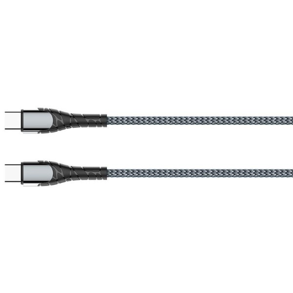 Фото - Кабель Colorway USB Type-C - USB Type-C PD Fast Charging, 3А 65W 2м Grey (CW-CBPDCC039-GR)