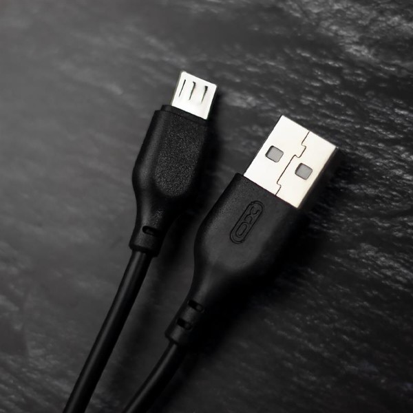 Фото - Кабель XO NB103 USB-microUSB 2.1A 1 m Black (00000011349)