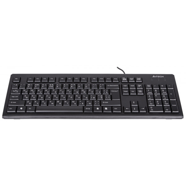Фото - Клавіатура дротова A4tech KR-83 USB (Black)