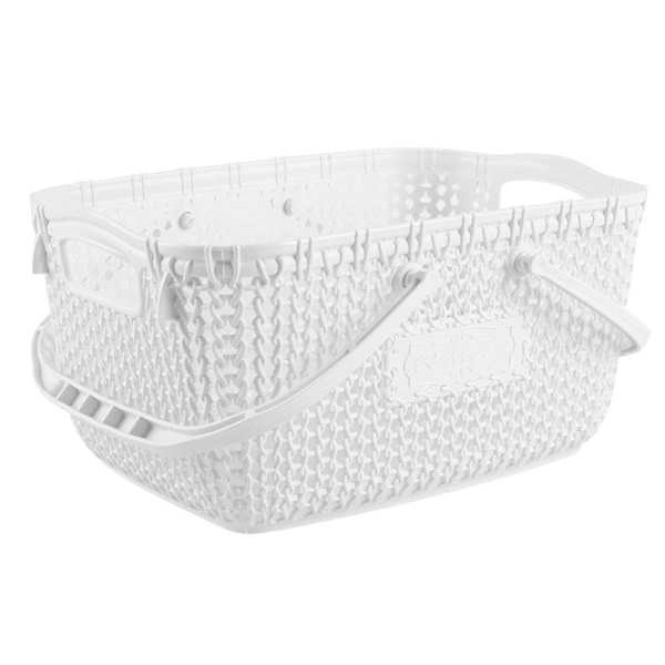 Фото - Корзина для хранения VIOLET HOUSE 1010 Виолетта White с/к 5 л Фото - Корзина для хранения VIOLET HOUSE 1010 Виолетта White с/к 5 л