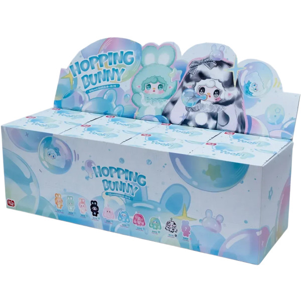 Фото - Колекційна м'яка іграшка 10/10 Toys з кільцем YOOKI ЧАРIВНI КРОЛИКИ (Hopping Bunny) V13 в асортименті (2025-9-15)