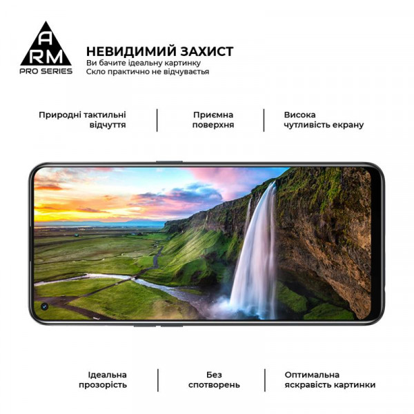 Фото - Захисне скло для смартфону Armorstandart Pro for Oppo A15/A15s Black, 0.33mm (ARM58388)