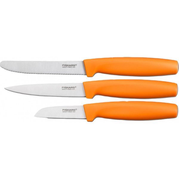 Фото - Набор ножей Fiskars Functional Form Orange 3 шт. (1014272)
