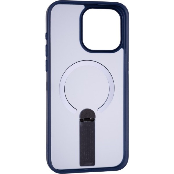 Фото - Чехол для смартфона Gelius Bumper Stick Case MagSafe Stand for iPhone 16 Blue (101476)