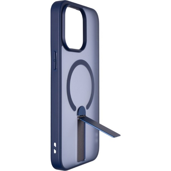 Фото - Чехол для смартфона Gelius Bumper Stick Case MagSafe Stand for iPhone 16 Pro Max Blue (101484)