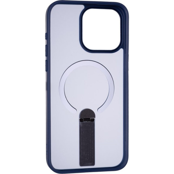 Фото - Чохол для смартфону Gelius Bumper Stick Case MagSafe Stand for iPhone 15 Pro Max Blue (101495)