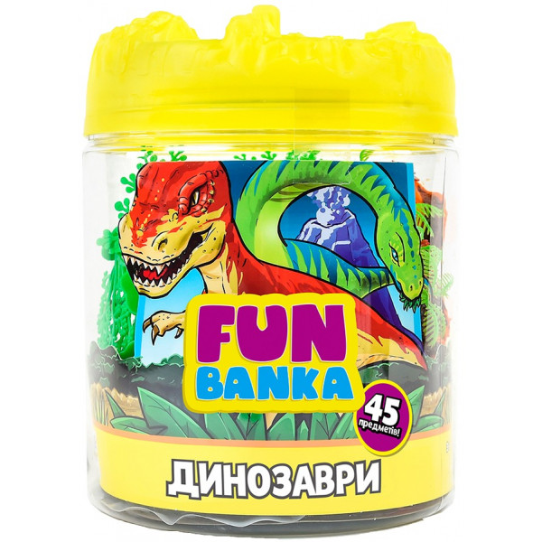 Фото - Уцінка - Набір ігрових фігурок FUN BANKA ДИНОЗАВРИ (101759-UA) Фото - Уцінка - Набір ігрових фігурок FUN BANKA ДИНОЗАВРИ (101759-UA)