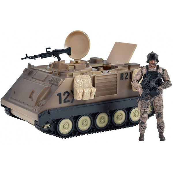 Фото - Ігрова фігурка солдатики Elite Force БРОНЕТРАНСПОРТЕР M113 (БТР, фігурка, аксес.) (101857)
