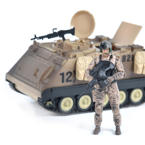 Фото - Ігрова фігурка солдатики Elite Force БРОНЕТРАНСПОРТЕР M113 (БТР, фігурка, аксес.) (101857)