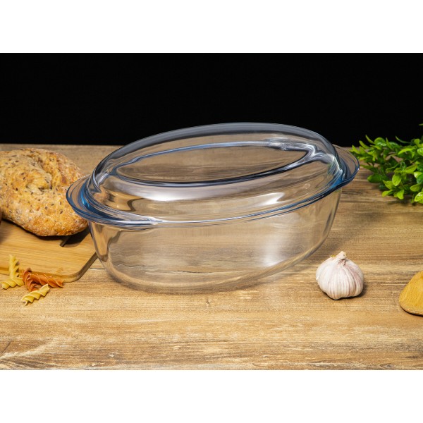Фото - Форма для приготування Pyrex 459A000 Каструля ESSENTIALS овальна 4 л