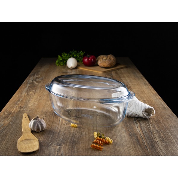 Фото - Форма для приготування Pyrex 459A000 Каструля ESSENTIALS овальна 4 л