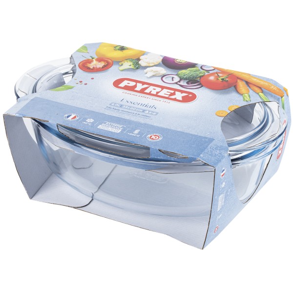 Фото - Форма для приготування Pyrex 459A000 Каструля ESSENTIALS овальна 4 л