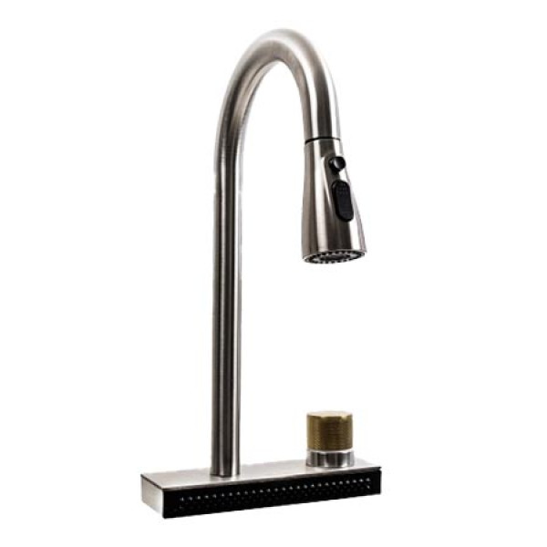 Фото - Кухонний змішувач Platinum під мийку "Водоспад" ZS84 (brushed) Фото - Кухонний змішувач Platinum під мийку "Водоспад" ZS84 (brushed)