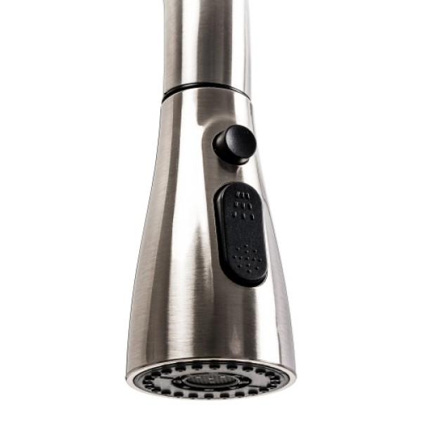 Фото - Кухонний змішувач Platinum під мийку "Водоспад" ZS84 (brushed)