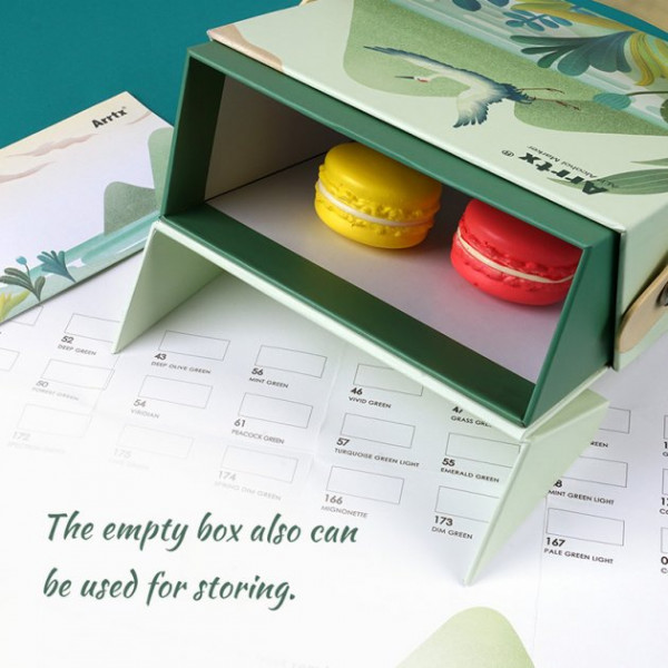 Фото - Набір маркерів Arrtx Alp ASM-02GN 24 кольори, зелені відтінки (LC302246)