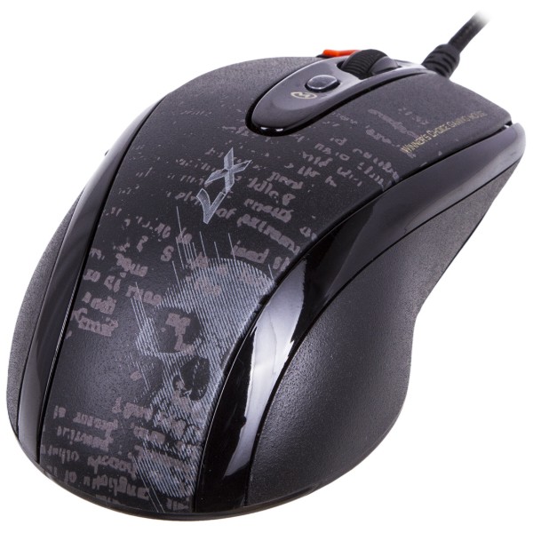 Фото - Мышь проводная A4tech F5 USB (mystic Black)