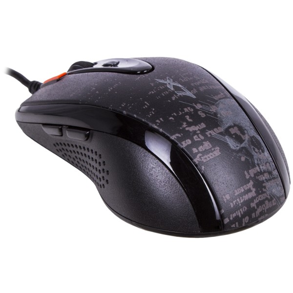 Фото - Мышь проводная A4tech F5 USB (mystic Black)