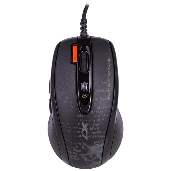 Фото - Мышь проводная A4tech F5 USB (mystic Black)