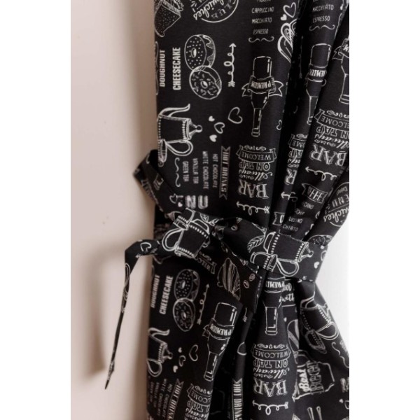 Фото - Комплект штор Прованс Breakfast black 2 ед. 136х180 см (039485)
