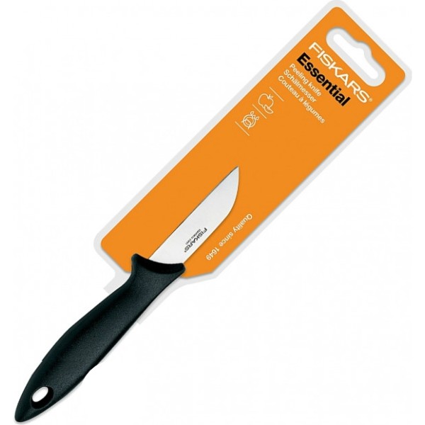 Фото - Ніж для овочів Fiskars Essential 7 см (1023780)