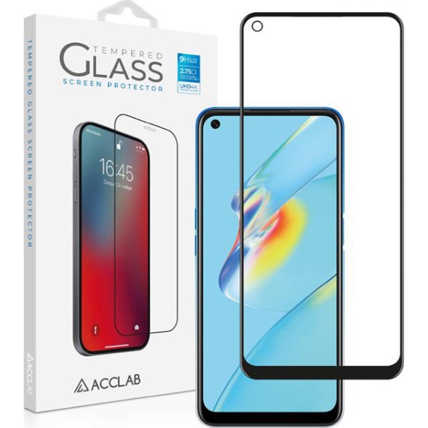 Фото - Защитное стекло для смартфона ACCLAB Full Glue for Oppo A54 Black (1283126512674)