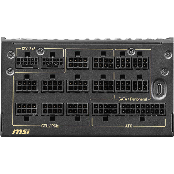 Фото - Блок питания для ПК MSI MEG AI1600T PCIE5