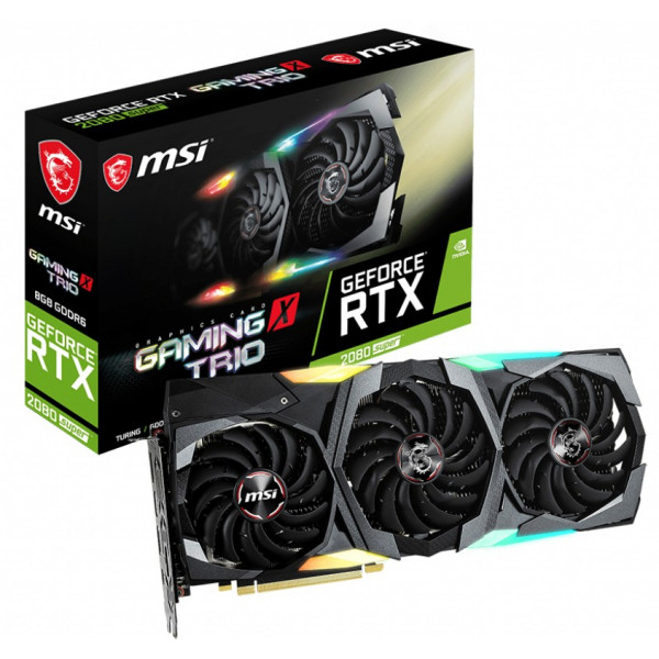 Фото - Відеокарта MSI GeForce RTX2080 Super 8192Mb Gaming TRIO (RTX 2080 SUPER GAMING TRIO)