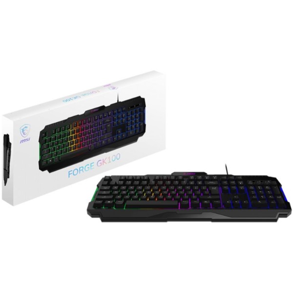 Фото - Клавиатура проводная игровая MSI FORGE GK100 EN/UKR/RU, Black