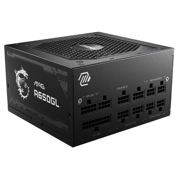 Фото - Блок живлення для ПК MSI MAG A650GL 650W