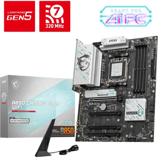 Фото - Материнская плата MSI B850 GAMING PLUS WIFI