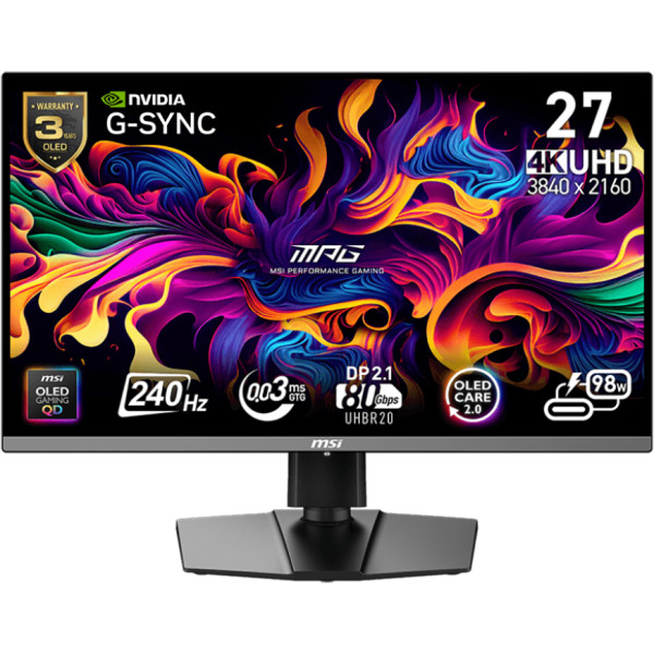 Фото - Монитор игровой MSI MPG 272URX QD-OLED