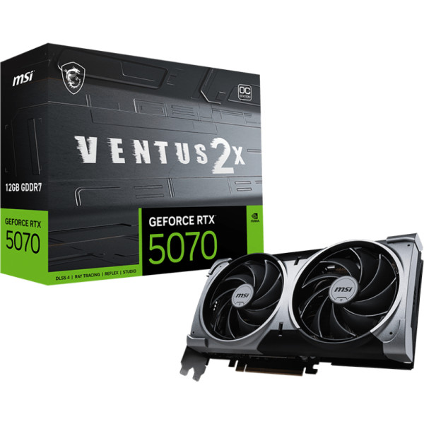 Фото - Видеокарта MSI GeForce RTX 5070 12GB GDDR7 VENTUS 2X OC