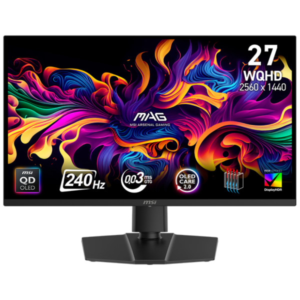 Фото - Монітор ігровий MSI MAG 273QP QD-OLED X24