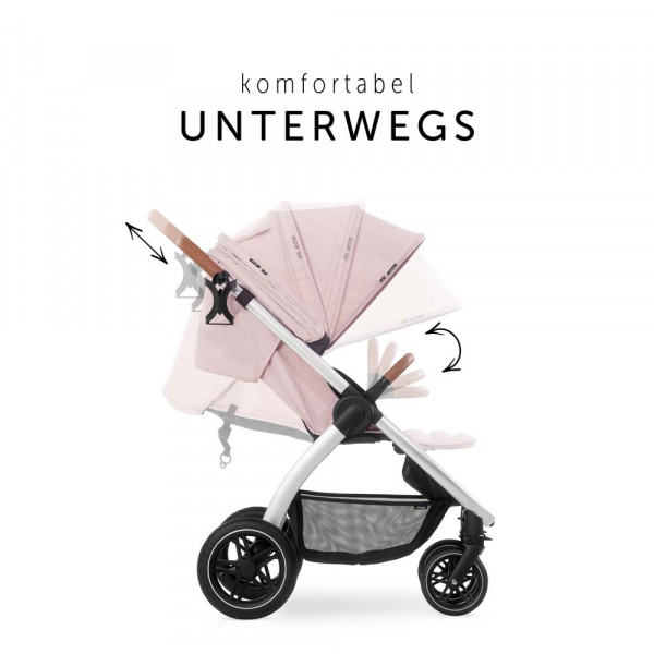 Фото - Коляска прогулочная HAUCK Uptown Melange Rose