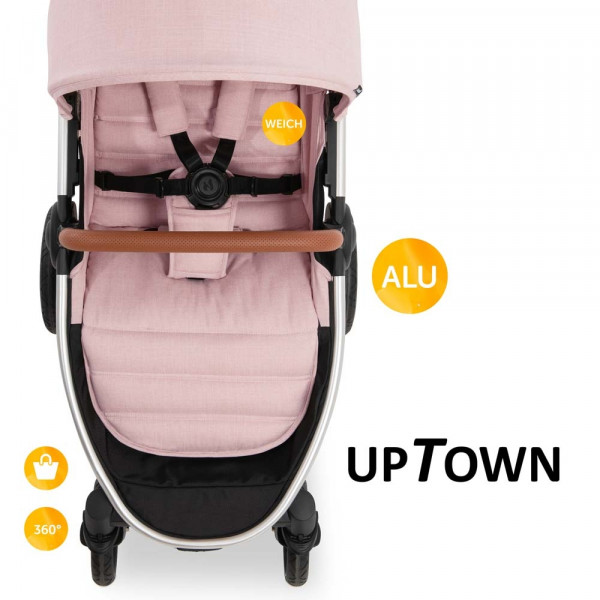 Фото - Коляска прогулочная HAUCK Uptown Melange Rose