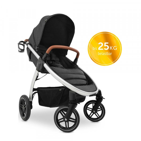 Фото - Коляска прогулочная HAUCK Uptown Melange Black