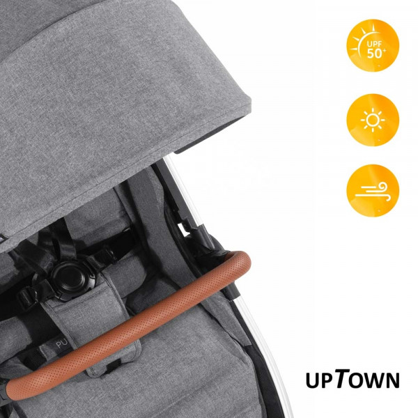 Фото - Коляска прогулочная HAUCK Uptown Melange Grey