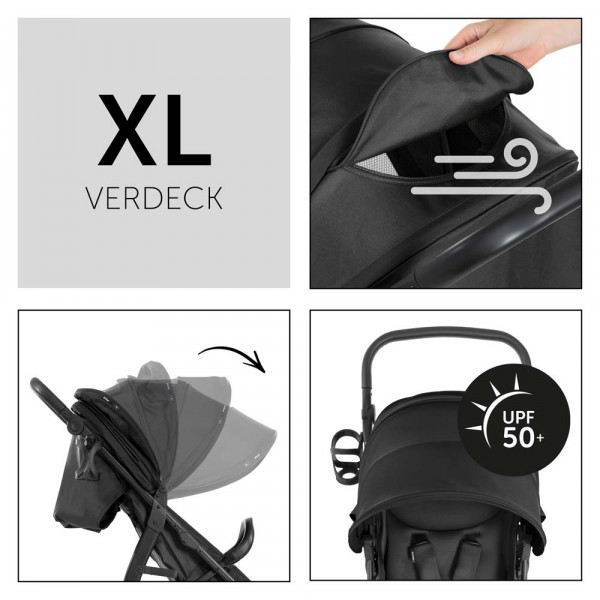 Фото - Коляска прогулянкова HAUCK Rapid 4D Black
