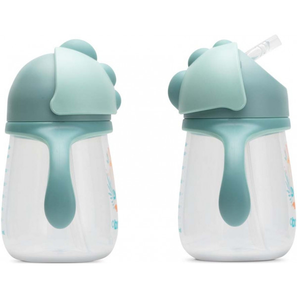 Фото - Чашка-непроливайка детская Baboo 260 мл Safari Green (8-122)