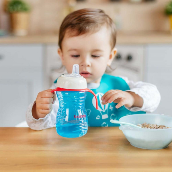 Фото - Чашка-непроливайка детская Baboo 260 мл Blue (8-125)