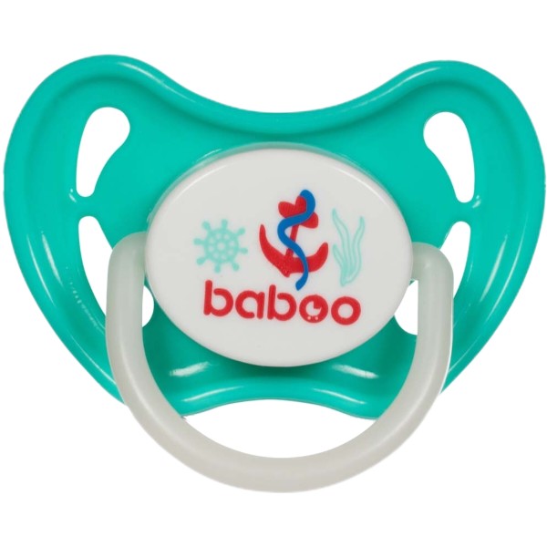 Фото - Кругла пустушка Baboo Marine 0+ місяців Green (5-029)