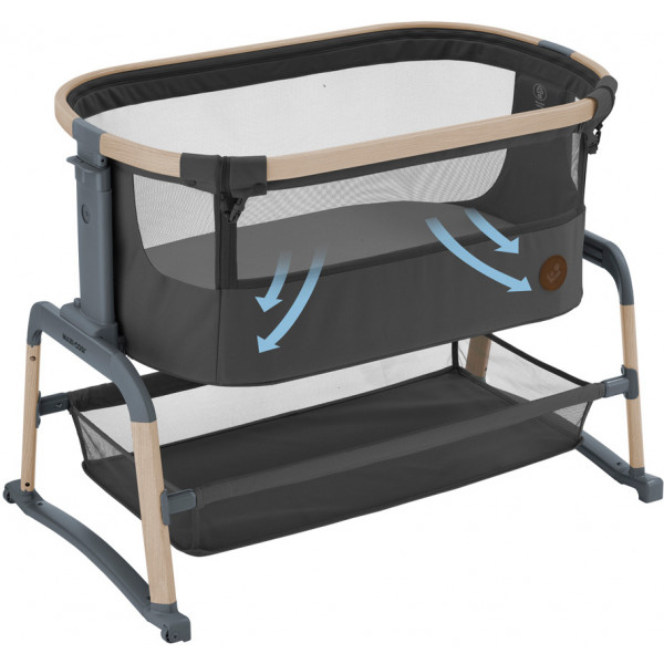 Фото - Ліжечко дитяче прямокутне Maxi-Cosi Iora Air Beyond Graphite