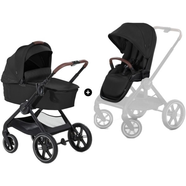 Фото - Коляска универсальная 2 в 1 HAUCK Walk N Care Air Black